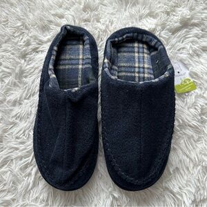 Kuailu Mens Memory Foam Slippers Navy New With Tags Size 14